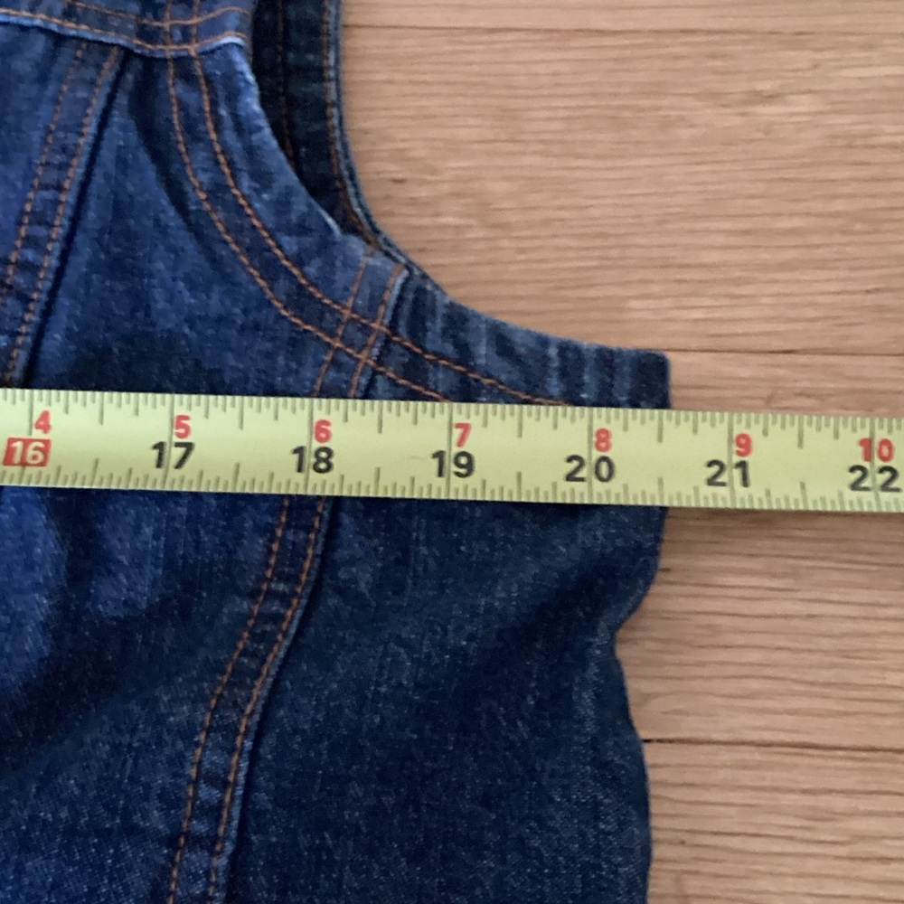 Denim Vest with Button Closure - Picture 5 of 11